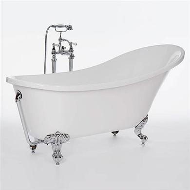 Lunar Luxury Slipper Freestanding Bath - 1620 x 730mm