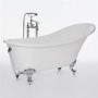 Lunar Luxury Slipper Freestanding Bath - 1620 x 730mm
