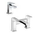 BUN/BeBa_12253/78923 Cube Bath and Basin Tap Pack