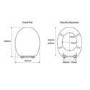 Park Royal Low Level Toilet with Flexi Fix Davos Antique Effect Solid Pine Toilet Seat