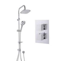 Vision Riser Slide Shower Rail Kit with EcoCube Dual Valve & Wall Outlet Vision Riser Slide Shower Rail Kit with EcoCube Dual Valve & Wall Outlet