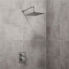 EcoCube Dual Valve with 200mm Square Shower Head, Filler &amp; Overflow 
