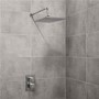 EcoCube Dual Valve with 250mm Square Shower Head, Filler & Overflow