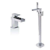 Sanctuary Waterfall Bath Shower Mixer Pack