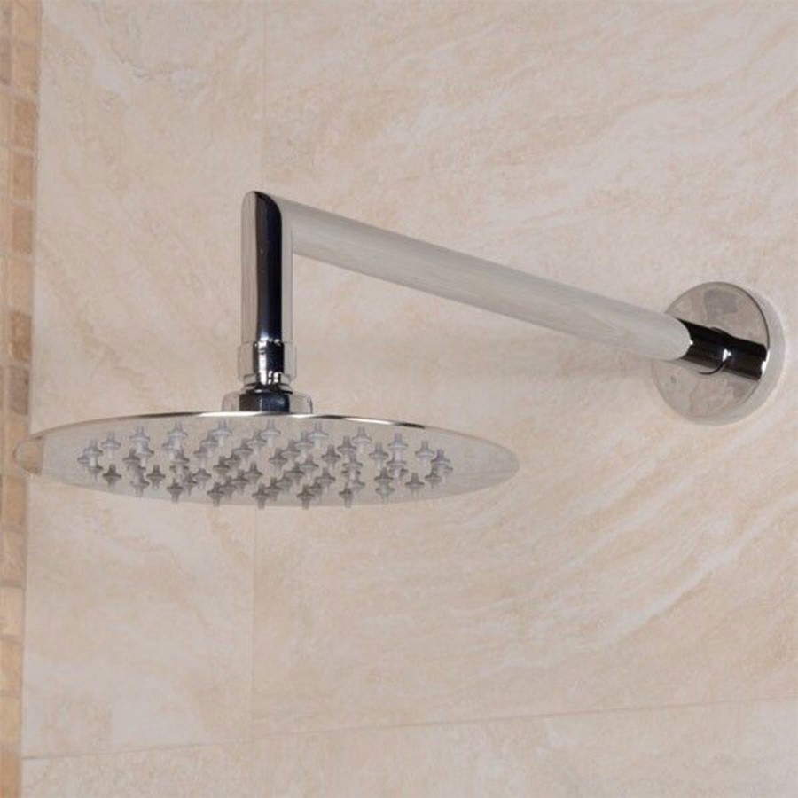 UltraThin Designer Round 200mm Shower Head & Wall Arm