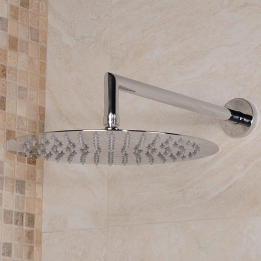 UltraThin Designer Round 300mm Shower Head & Wall Arm
