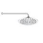 250mm Chrome Round Ultra Slim  Rainfall Shower Head with Wall Arm