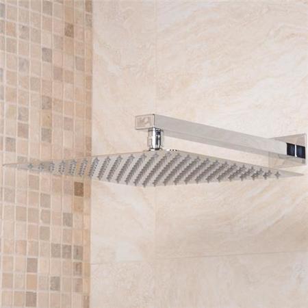 UltraThin Designer Square 300mm Shower Head & Wall Arm