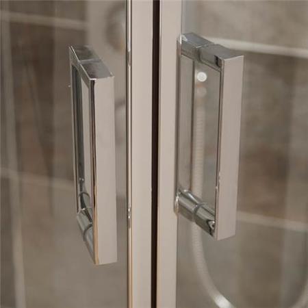Aquafloe 900 Quadrant Shower Enclosure-No Shower Tray
