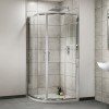 1000 x 1000mm Quadrant Shower Enclosure 4mm Glass - Aqualine 