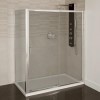 Aqualine 4mm 1600 x 800 Sliding Door Shower Enclosure
