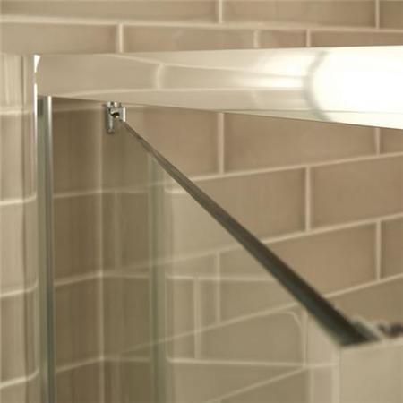 800 x 900 Pivot Shower Enclosure - 6mm Glass - Aqualine