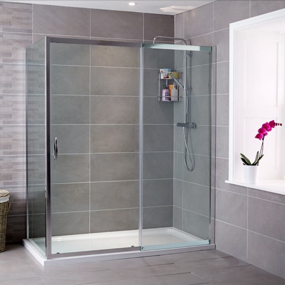 1100 sliding shower door