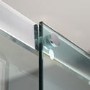 Sliding Door Enclosure 1200 x 900mm - 8mm Glass - AquaFloe Iris Range