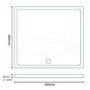 Easy Plumb 900 x 800 Rectangular Shower Tray