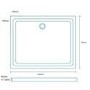 Stone Resin Rectangular Shower Tray 1000 x 760mm - Easy Plumb
