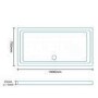 Easy Plumb 1400 x 700 Rectangular Shower Tray