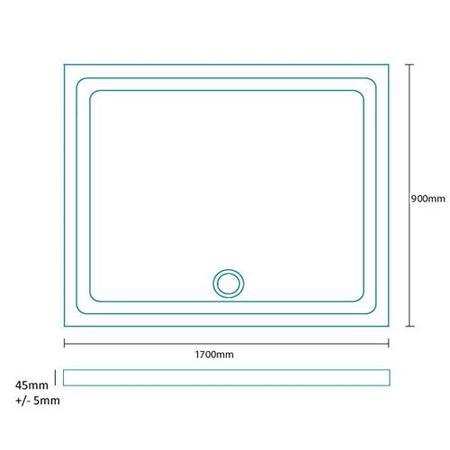 Easy Plumb 1700 x 900 Rectangular Shower Tray