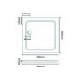 Square Shower Tray 900 x 900mm - Easy Plumb