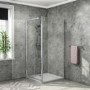 Pivot Shower Enclosure 900 x 900mm with Tray Waste & Shower - Vega