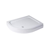 Stone Resin Quadrant Easy Plumb Shower Tray 1000 x 1000mm - Slim Lime Stone Resin Quadrant Easy Plumb Shower Tray 1000 x 1000mm - Slim Lime