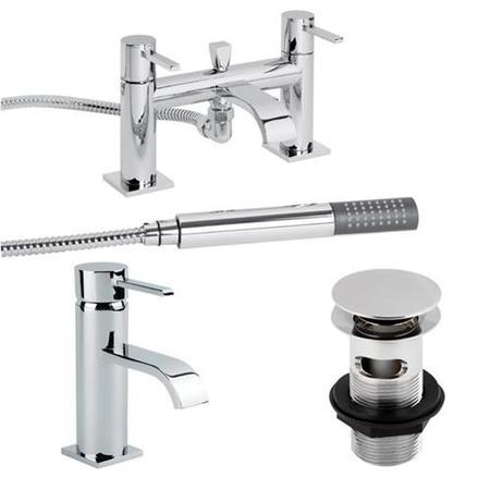 Disc Tap Pack with Basin Waste