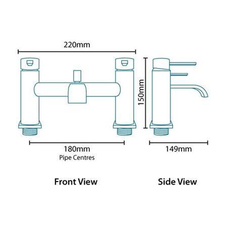 Disc Tap Pack with Basin Waste