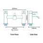 Disc Tap Pack with Basin Waste