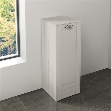 White Single Door Storage Unit- Traditional Handle - Nottingham Range