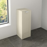 300mm Floor Standing Storage Unit - Ivory Single Door Cabinet - Nottingham Range