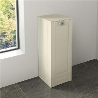 300mm Floor standing Storage Unit - Ivory Single Door Unit Traditional Handle - Nottingham Range