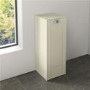 300mm Floor standing Storage Unit - Ivory Single Door Unit Traditional Handle - Nottingham Range