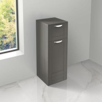 Nottingham Grey Single Door & Drawer Unit Modern Handle