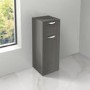 Nottingham Grey Single Door & Drawer Unit Modern Handle