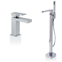 Cube Freestanding Tap Pack