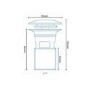 Dedicated Slotted Push Button BASIN Waste