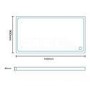 Easy Plumb 1400 x 900 Walk In Shower Tray