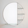 800mm Framed Bathroom Mirror with Shelf - Orion