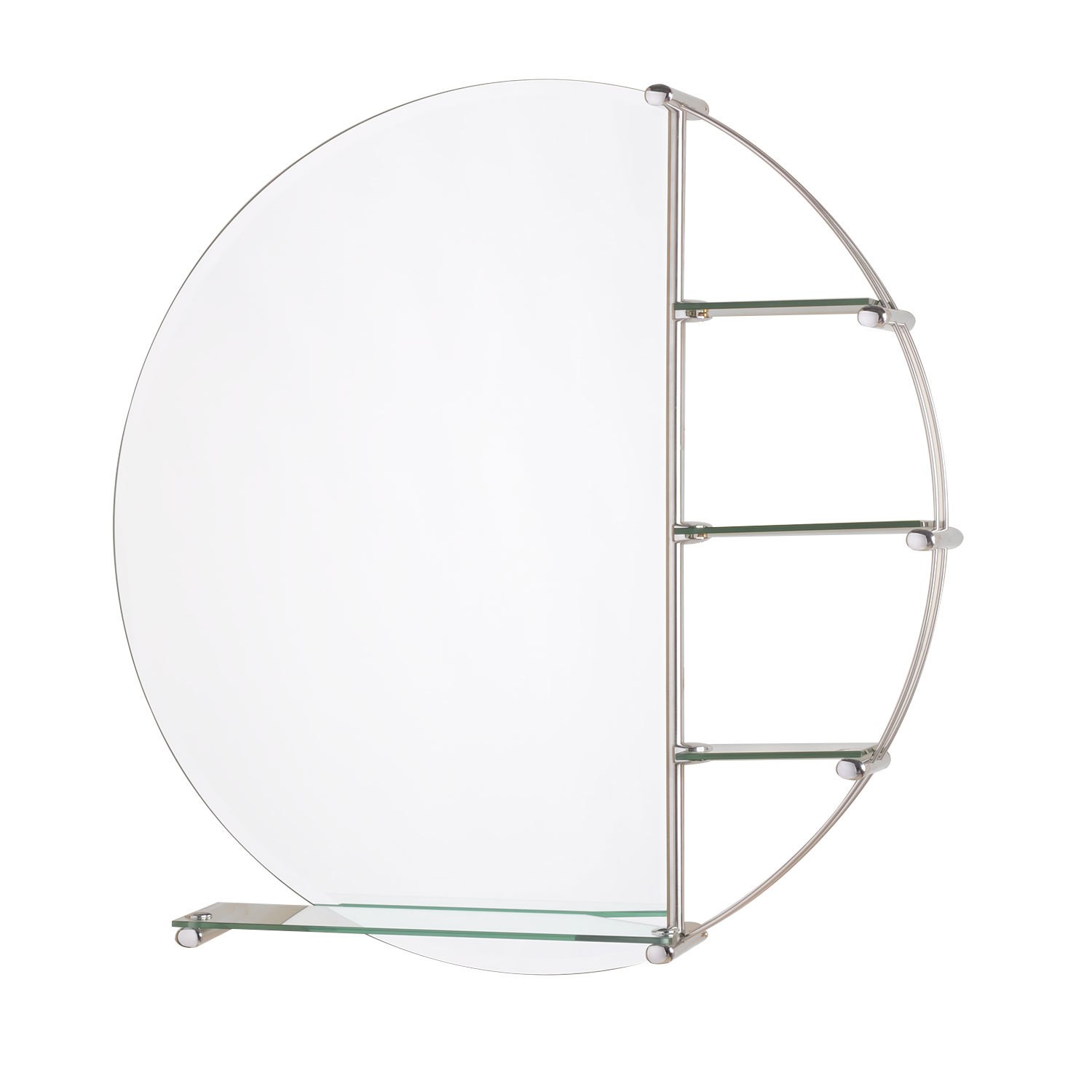 800mm Framed Bathroom Mirror with Shelf Orion Better Bathrooms