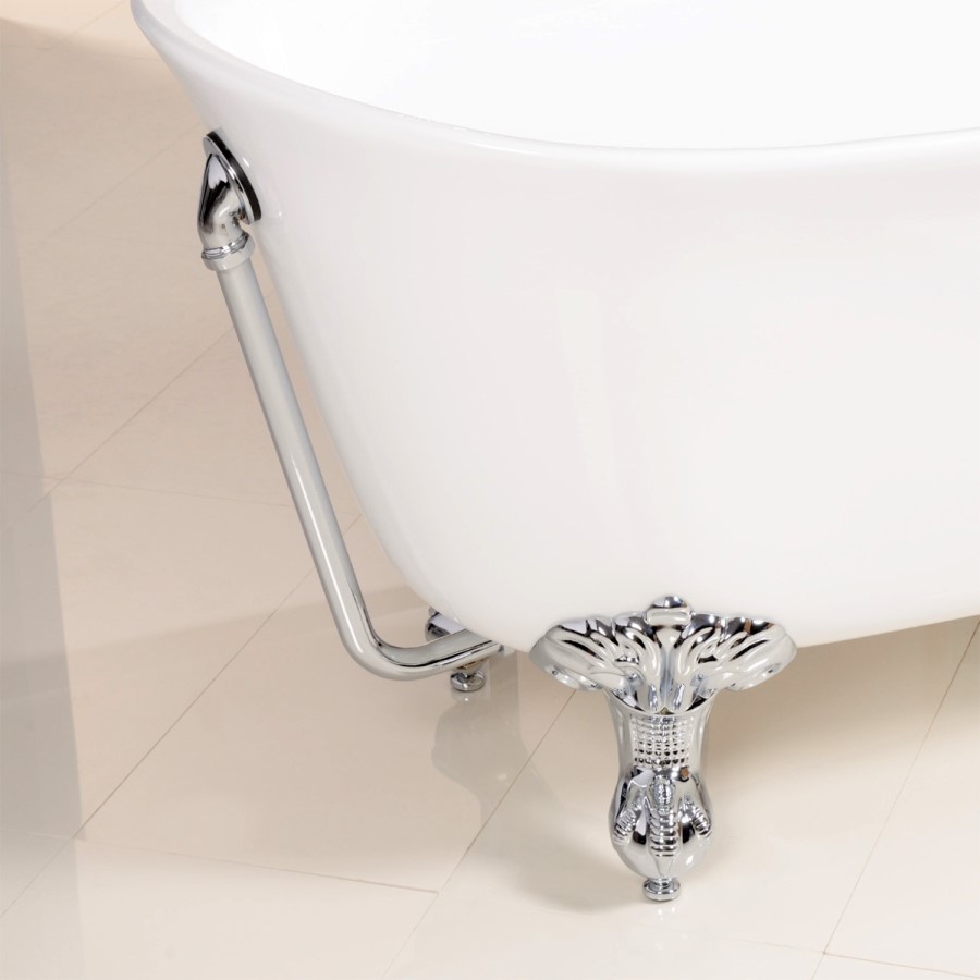 Solar Uno Traditional Freestanding Slipper Bath - L1605 x W710mm