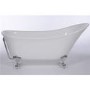 Solar Uno Traditional Freestanding Slipper Bath - L1605 x W710mm