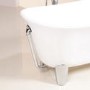 Solar Freestanding Bath with Modern Feet