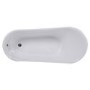 Solar Freestanding Bath with Modern Feet