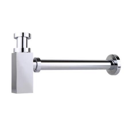 Chrome Plated 32mm Square Bottle Trap
