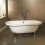 Freestanding Double Ended Bath with Chrome Feet 1690 x 790mm - Eclipse