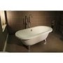 Freestanding Double Ended Bath with Chrome Feet 1690 x 790mm - Eclipse