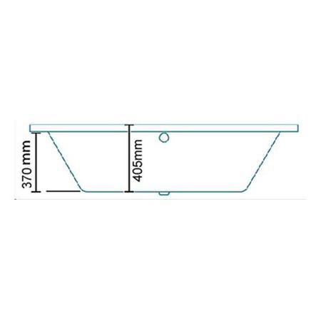 Quatro 1700 x 700 Double Ended Bath with Legset