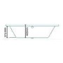 Quatro 1700 x 700 Double Ended Bath with Legset