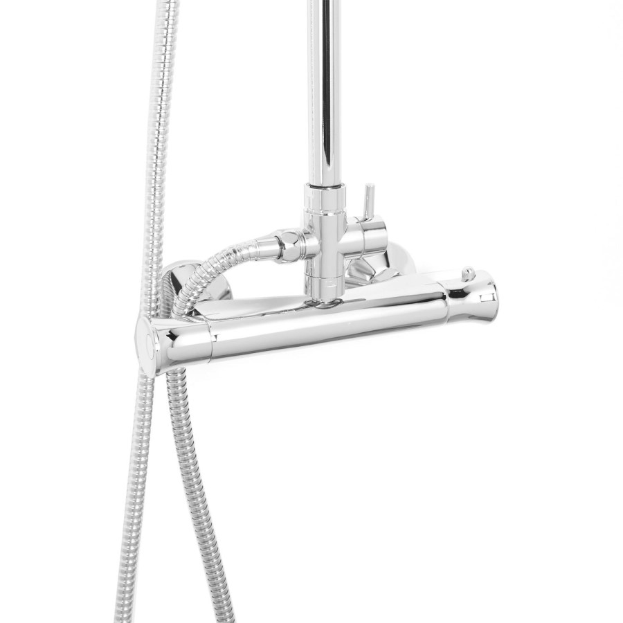 Rina Square Riser Slide Rail Kit with Thermostatic Valve