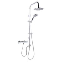 Dualex Riser Slide Shower Rail Kit with Faro Valve